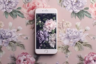design aesthetic wallpaper for your iphone or desktop