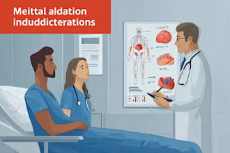 create patient education and infographic medical illustrations