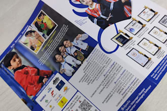 design a brochure for you