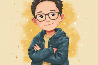 draw cute cartoon portrait
