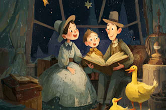 llustrate children story book illustration