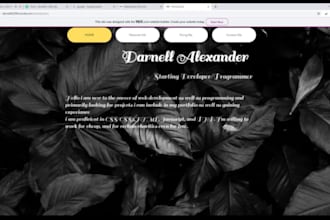 create a responsive and functional website