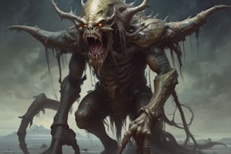 fantasy horror and fantasy horror character