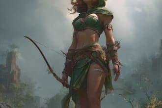 draw a fantasy illustration