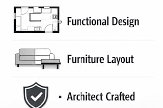 design a functional floor plan for small homes and apartments
