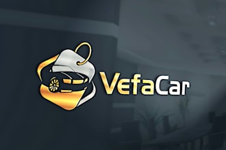 combination or emblem logo for automotive business