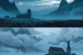 do breathtaking environmental concept art