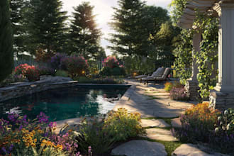 design and render your landscape design