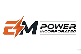 design eco energy, electrical, power and solar logo