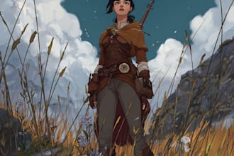 dnd character art and dnd character art