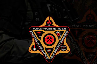 design a stunning military patch, logo and badge