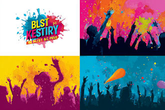 design event party culture festival logo