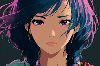 do a anime character