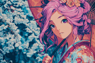 draw character in anime or manga style