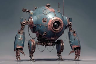 high quality robot, mecha concepts