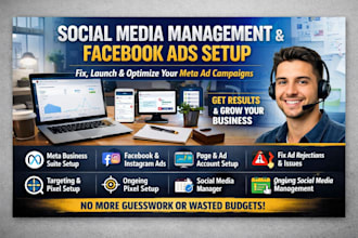 do social media management facebook ads setup meta business suite page setup