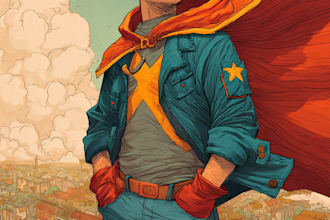 illustrate a comic book page graphic novel page