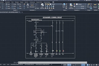 design electrical industrial control panel 2d3d autocad design