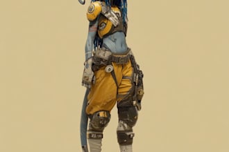 design futuristic sci fi characters and concept art
