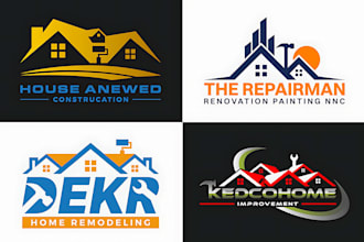 outstanding roofing, handyman, home repair, remodeling logo