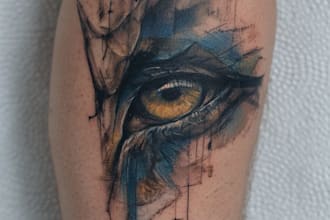 develop custom tattoo design, sketch