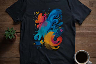 design custom typography t shirt and graphic t shirt