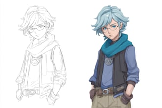 design a awesome anime or roleplaying character