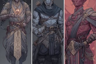 dnd character art and dnd character art