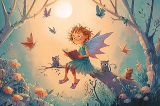 draw watercolor style book illustrations in digital