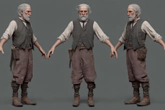 make a character for video games