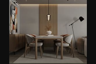 create a minimalist living room with modern aesthetics and functional elegance