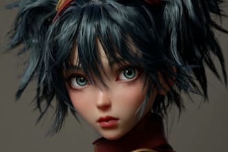 do a anime character