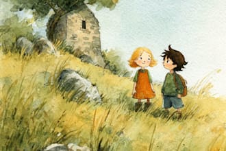 watercolor children book illustration watercolor children illustration book