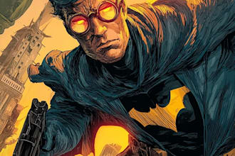 draw a custom cover art for your comic, book or podcast