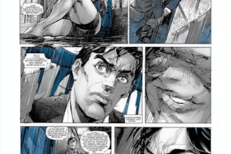 draw comic book illustration graphic novel book story board