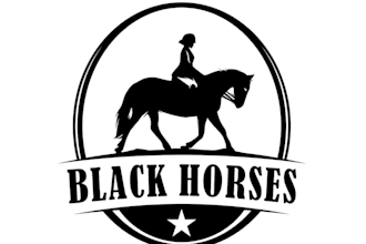 design a powerful horse logo for your brand