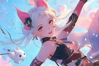 draw anime portrait or orginal character avatar
