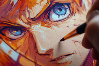 create awesome anime art