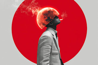 design a professional album cover