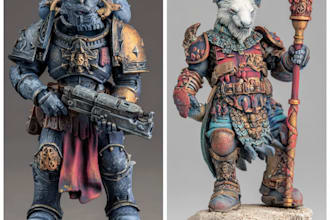 paint your miniatures of warhammer 40k,sigmar and dnd