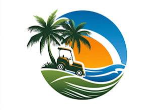 design unique agriculture landscape and lawn care logo