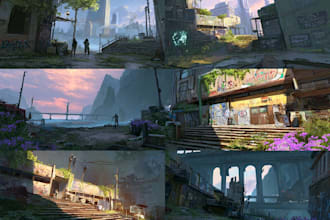 create breathtaking environmental concept art