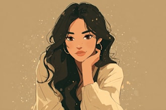 create a disney style portrait
