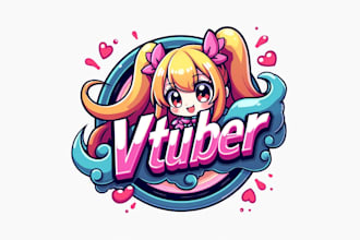 make different vtuber logo just in 12 hours