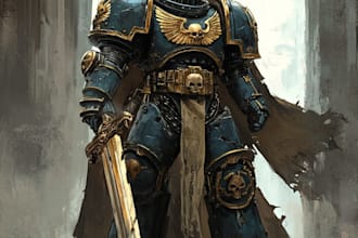 draw your warhammer 40k and fantasy miniatures