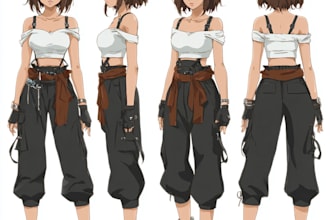 design a character anime