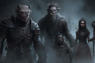 fantasy horror and fantasy horror character