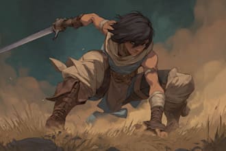 draw 2d character design
