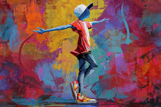 do illustration expresionism art, graffity, abstract