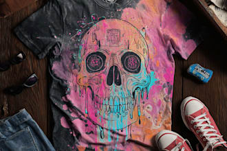 design streetwear clothing graphic, brand merch tshirt